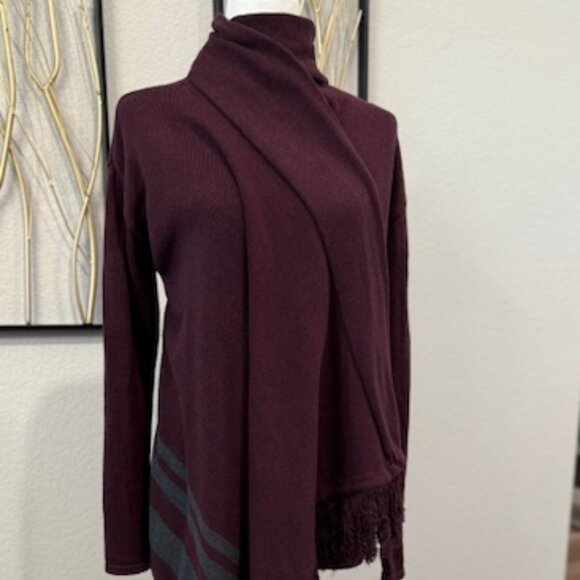 CAbi Port Fringe Wrap Sweater - Picture 10 of 15